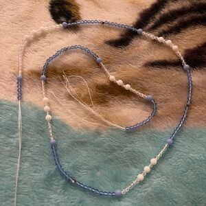 Blue & White Waist Beads